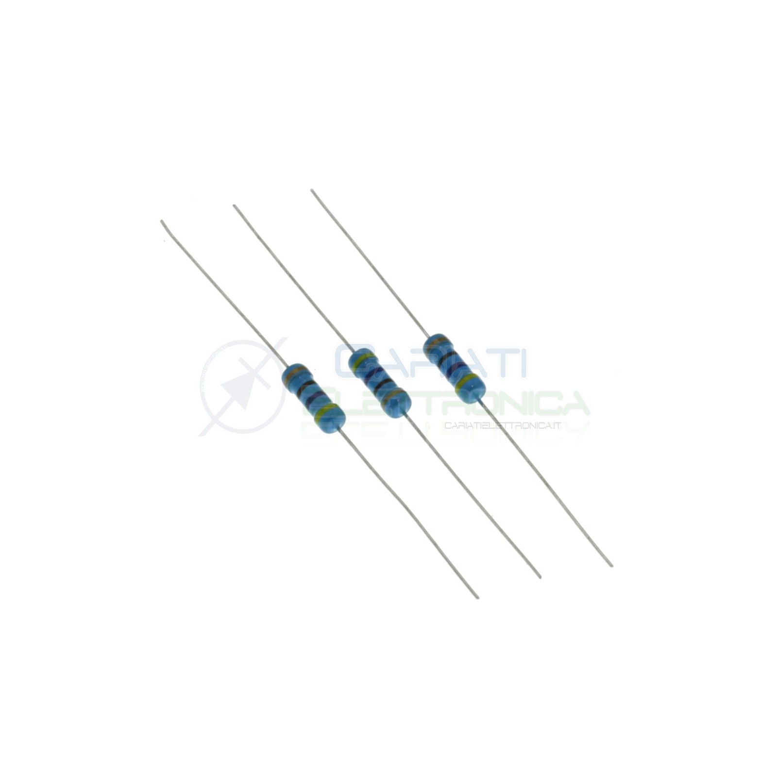 20 Pezzi Resistenza Strato Carbone 470 Ohm 470ohm 1/2W 0,5 WATT 5%Generico