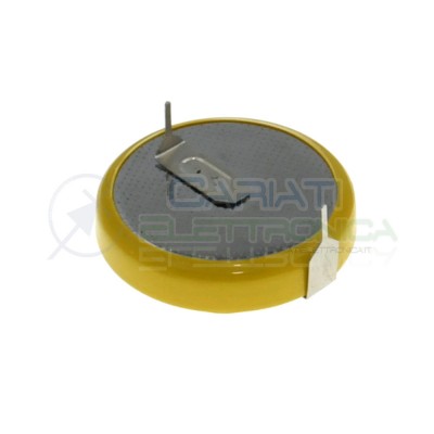 CR2450 Battery 3V 530 mAh Lithium with soldering pins Button Coin CellExtracell