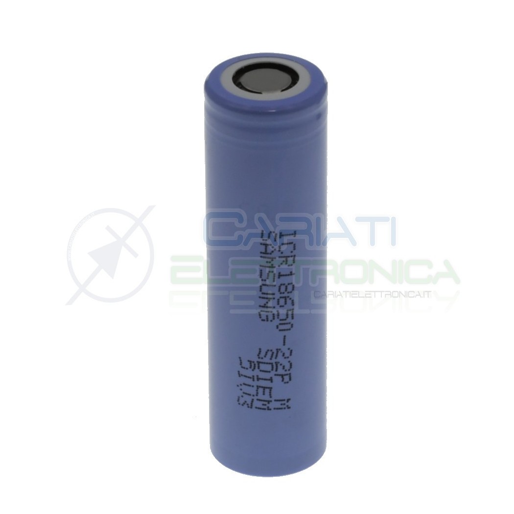 Batteria 18650 Samsung ICR18650-22P 2200mAh ricaricabile 3,7V - 4,2V Samsung