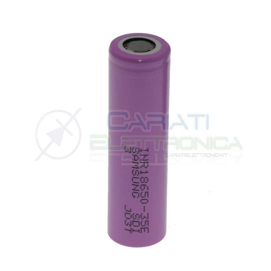 Batteria 18650 Samsung INR18650-35E 3450mAh ricaricabile 3,7V - 4,2V Samsung