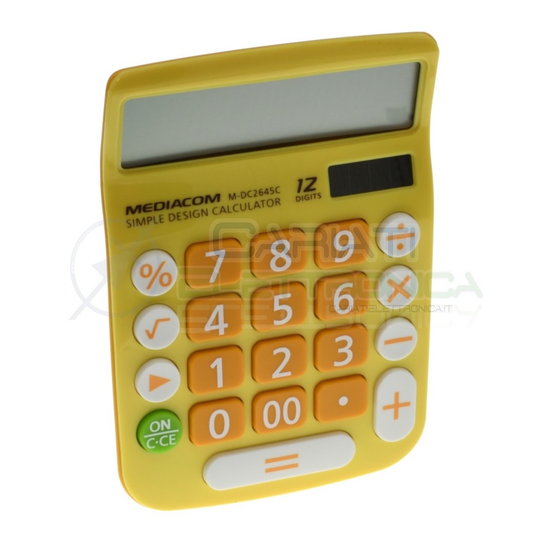 Calcolatrice solare 12 Cifre Desktop Mediacom DC2645CMediacom