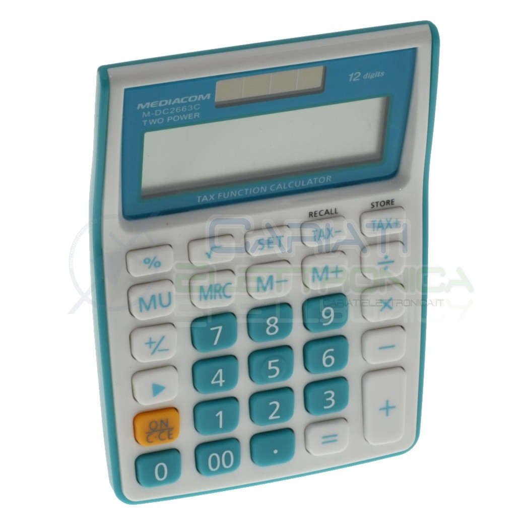 Calcolatrice solare 12 Cifre Desktop Mediacom DC2663CMediacom