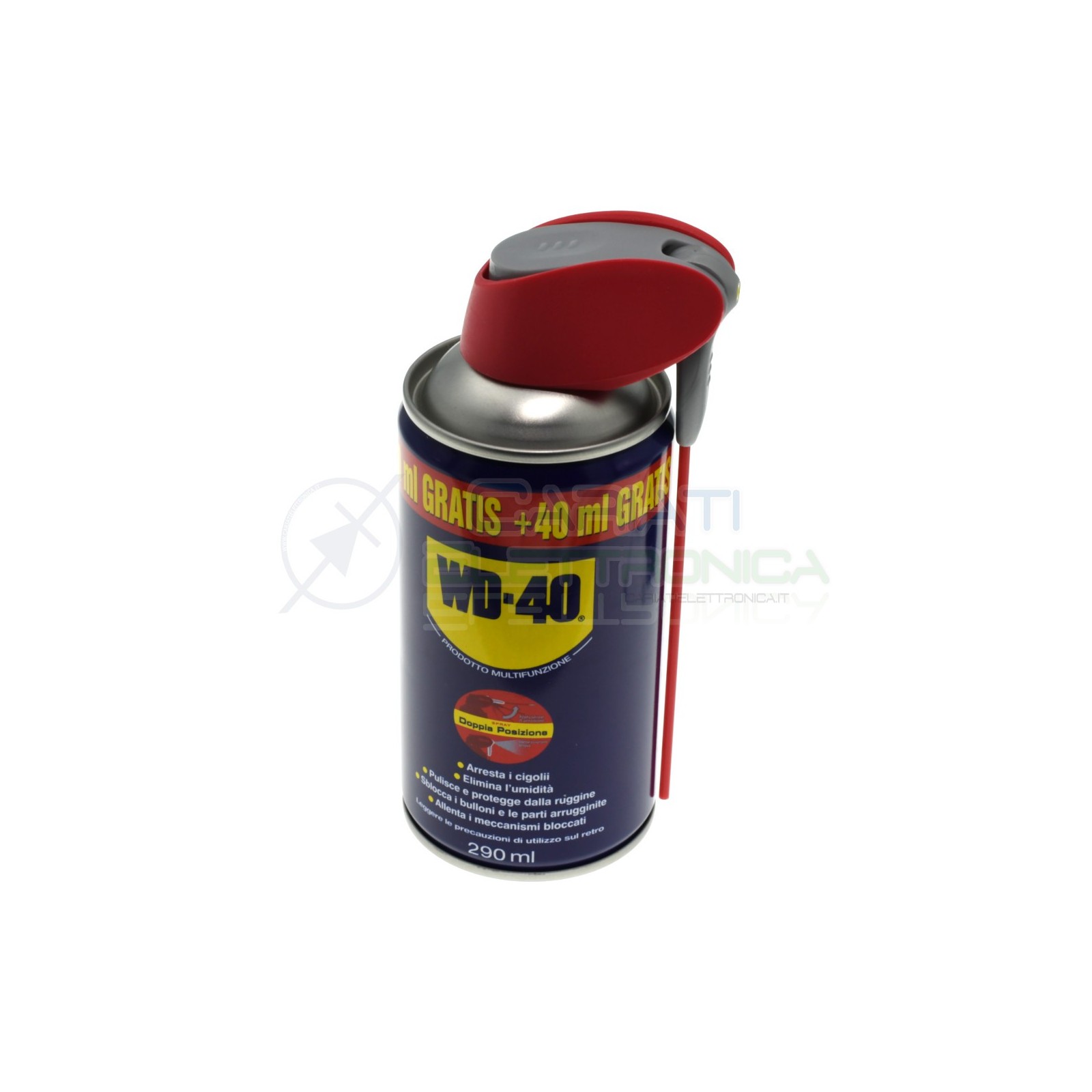 WD-40 Wd40 Lubrificante Professionale Multiuso Spray con Erogatore Doppia Posizione 290ml WD-40