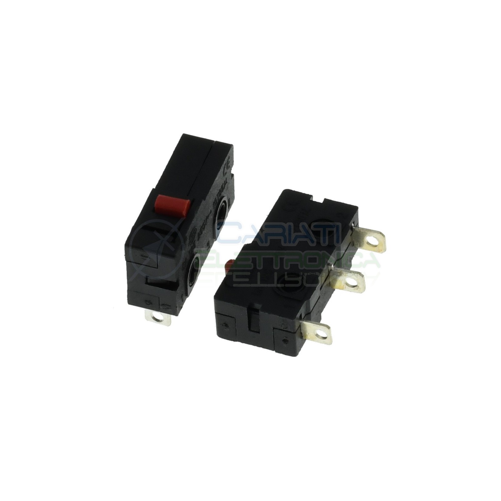 10 Pezzi MicroSwitch a leva Pulsante Fine Corsa Micro Switch PCB