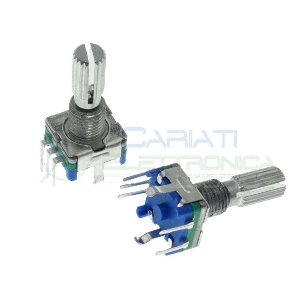 Encoder rotativo 2 canali con Pulsante 5 pin Albero 20mm Generico