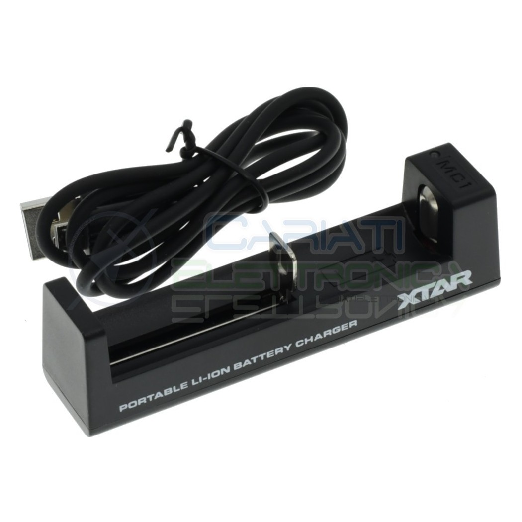 Caricabatterie xtar mc1 usb x 18650 sony vtc5 panasonic ncr samsung icr lg mh1 Xtar