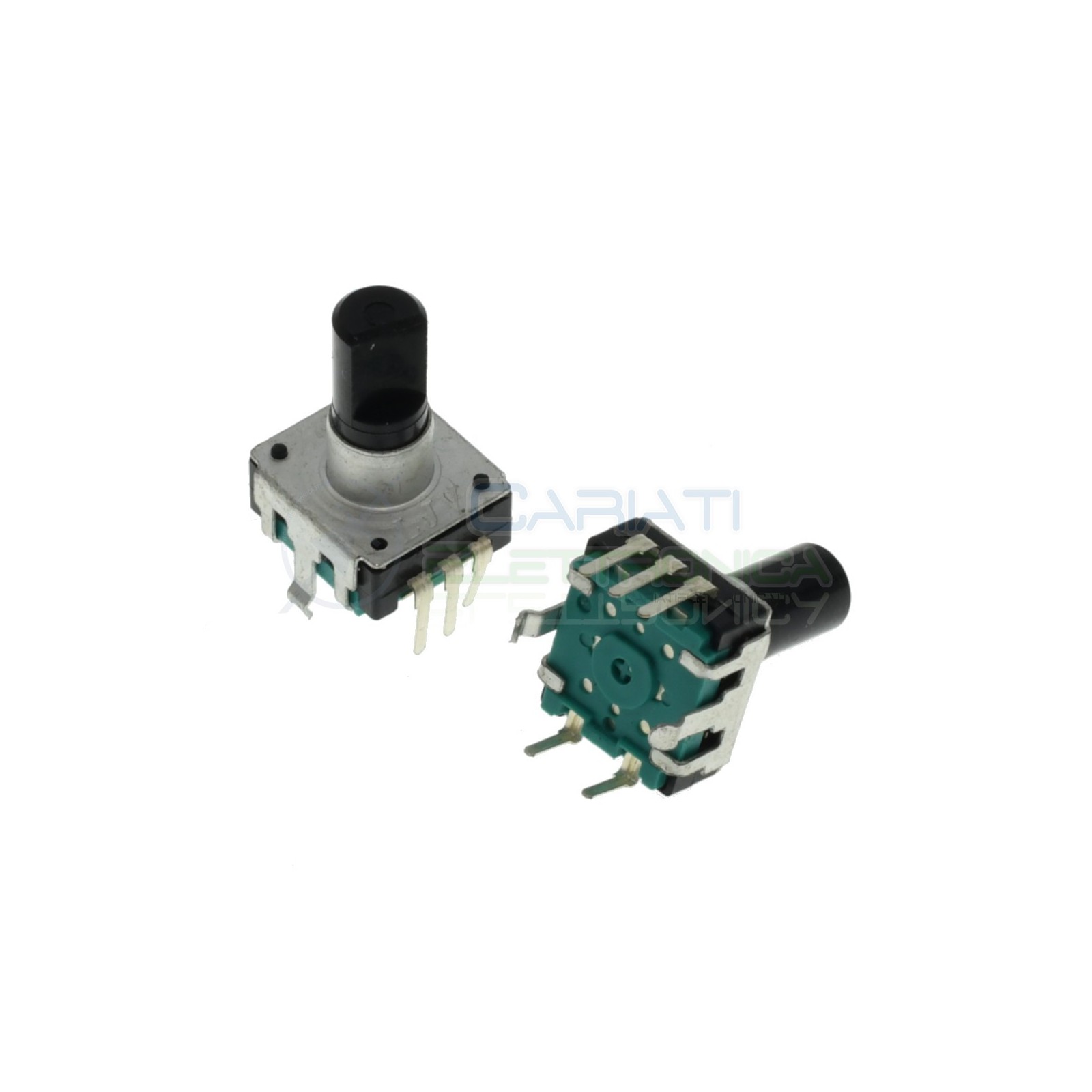 Encoder rotativo audio 5 PIN con Pulsante e albero 9mm Generico
