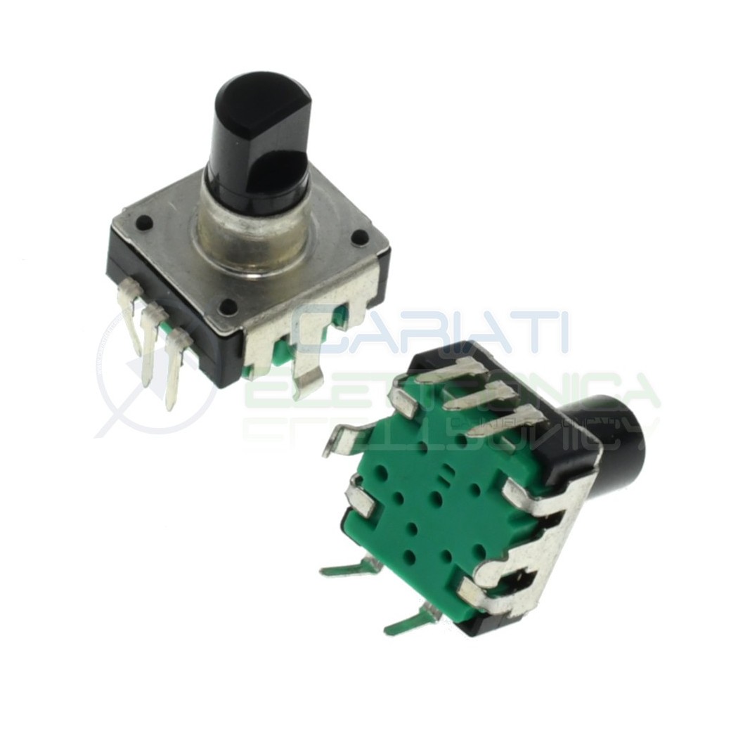 Encoder rotativo audio 5 PIN- 24 impulsi 11,5 mm - EC12 verticaleGenerico