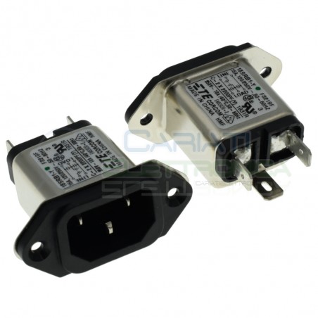Filtro di rete 250Vac 15A 15SRB1-Y IEC TE ConnectivitySchrack