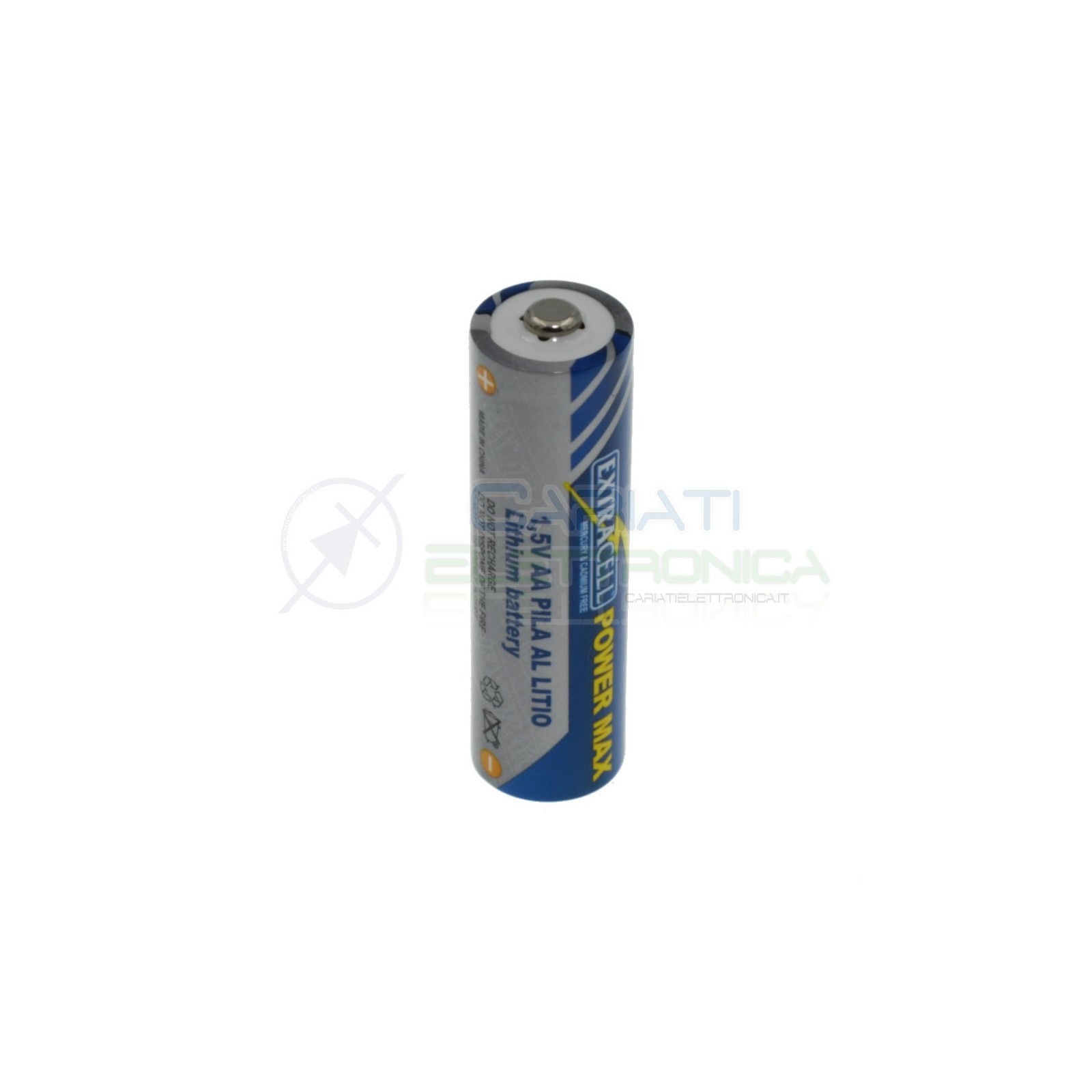 Batteria Stilo Pila AA FR6 LITIO 1,5V 2900mAhExtracell