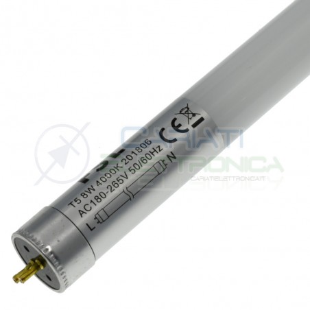 Neon a Led 4000K T5 8W 230Vac Diametro 21mm Lunghezza 548mmFSL lighting