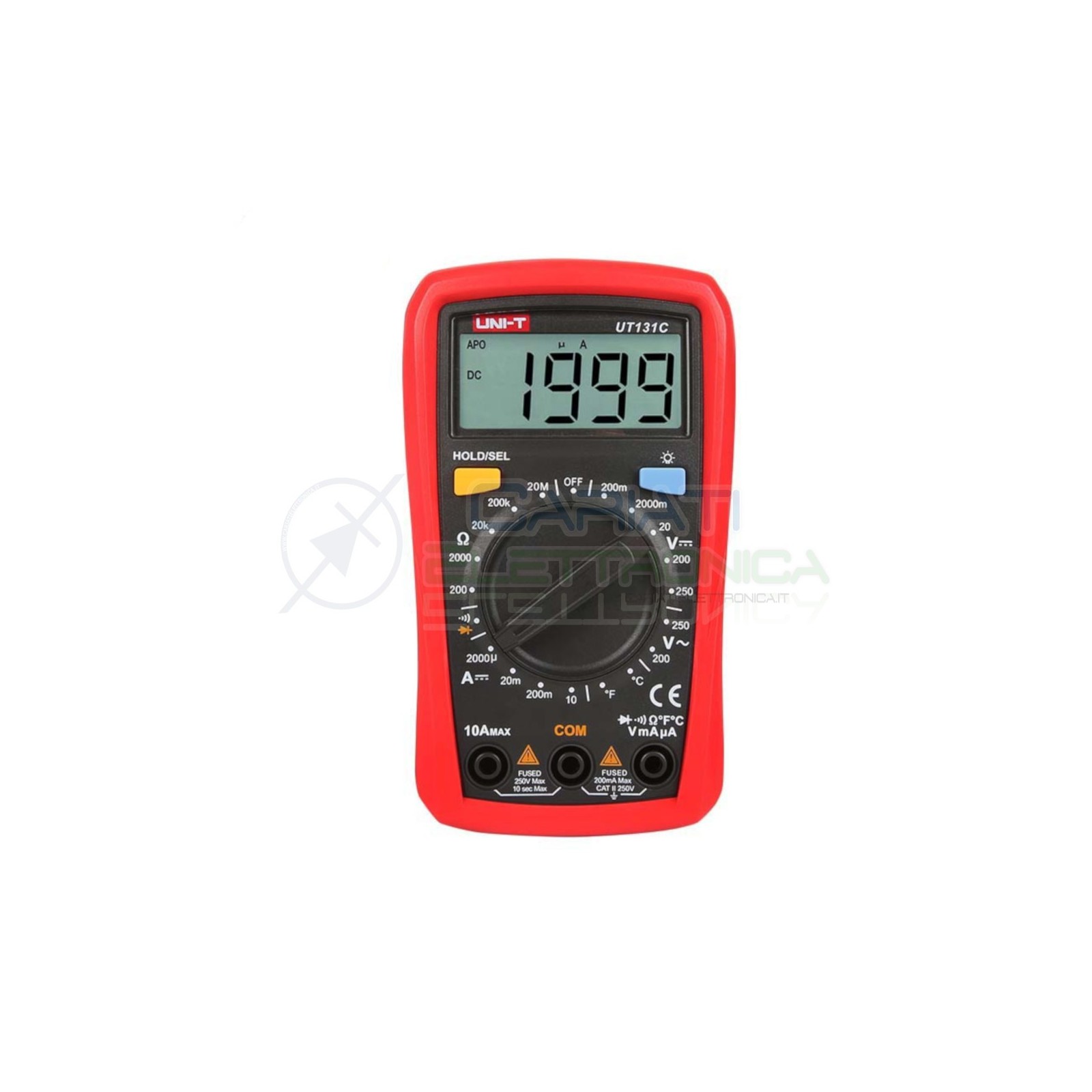 MULTIMETRO DIGITALE UNI-T UT131C MISURA TENSIONE AC DC CORRENTE RESISTENZAUNI-T