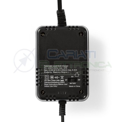 Caricabatterie per batterie piombo acido Tensione 2V 6V 12 VNedis