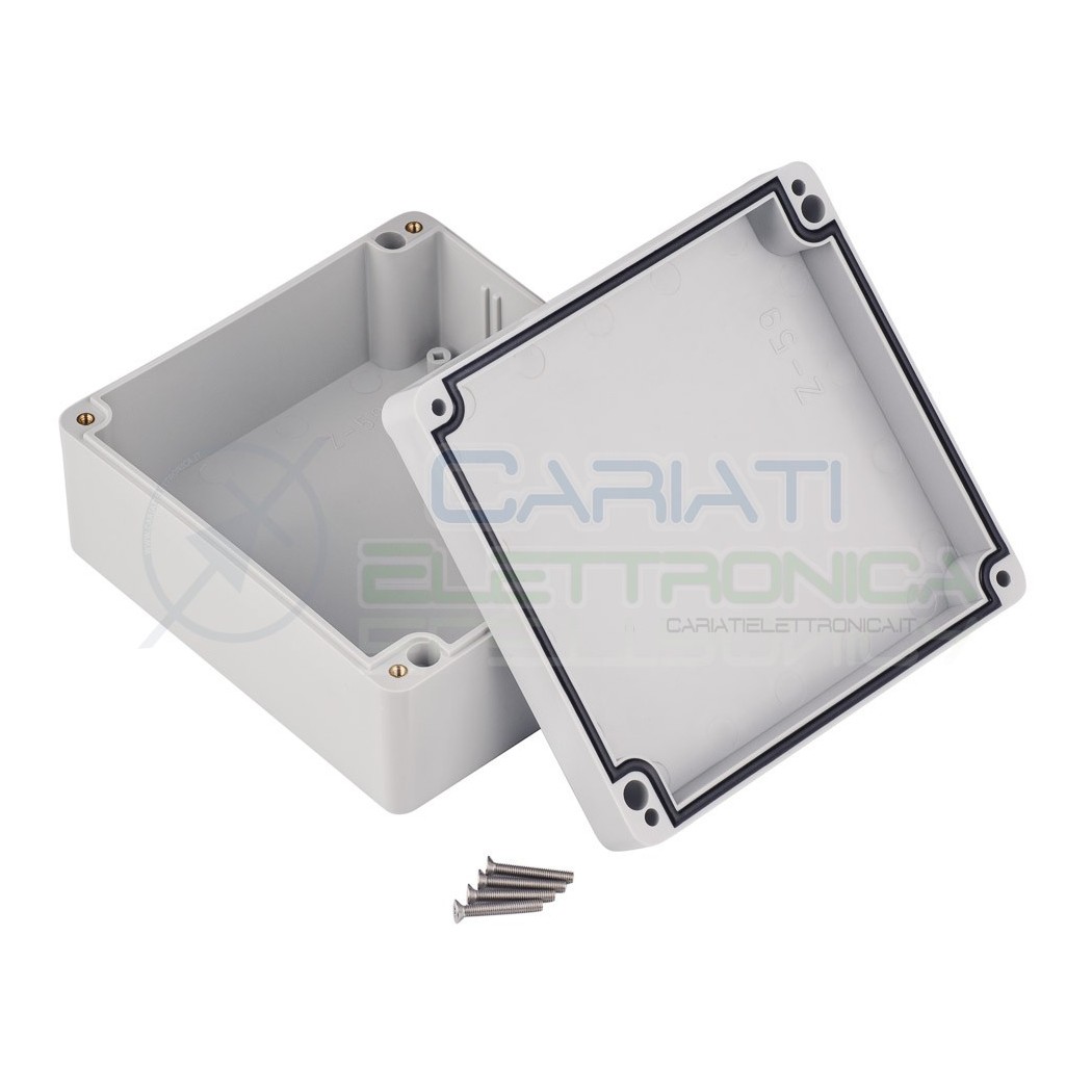 Plastic Enclosure 125x58x115mm IP67 for electronic boards pcb projectsKrade