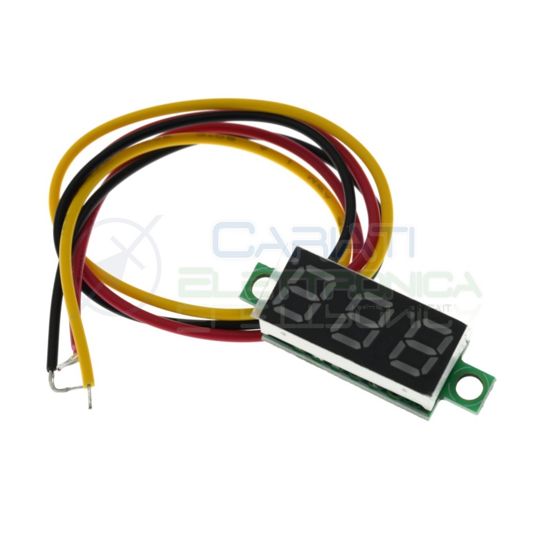 Mini Voltmeter Tester LED Digital Display Voltage Meter Car 0.28" DC 0-100VGenerico