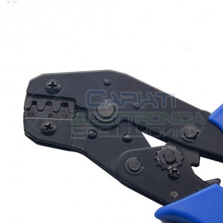 Pinza crimpatrice Faston 2,8mm 4,8mm 6,3mm per connettori Mk Dupont e Faston Generico