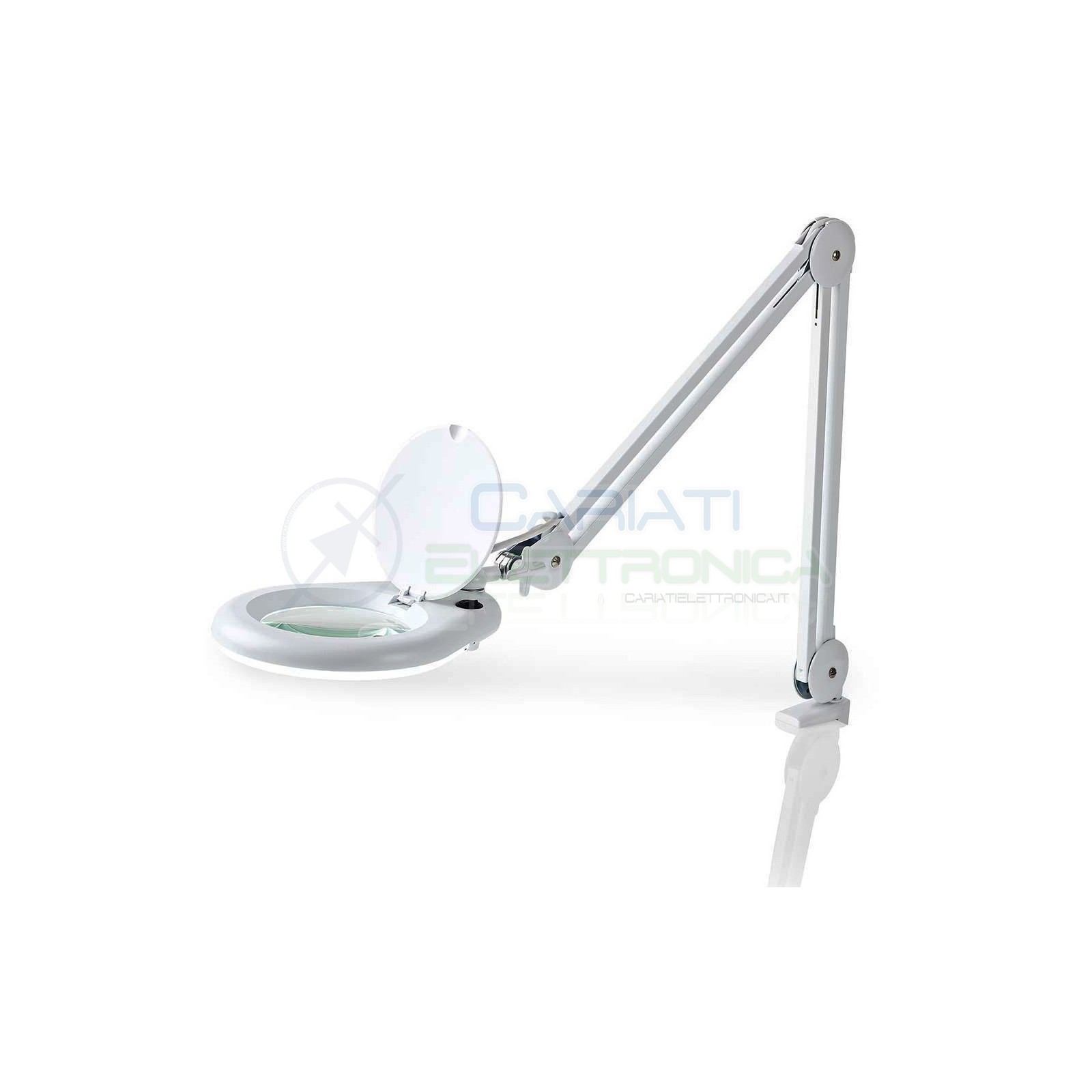 Lampada da Laboratorio con lente di ingrandimento 3 diotrieNedis