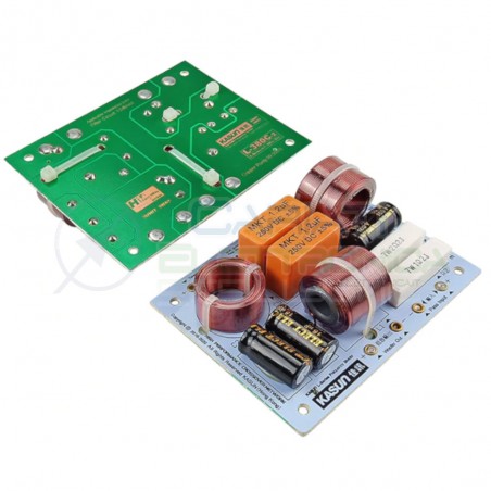 Filtro crossover a 3 tre 200W vie passivo 4 8 ohm per altoparlanti subwoofer tweeterGenerico