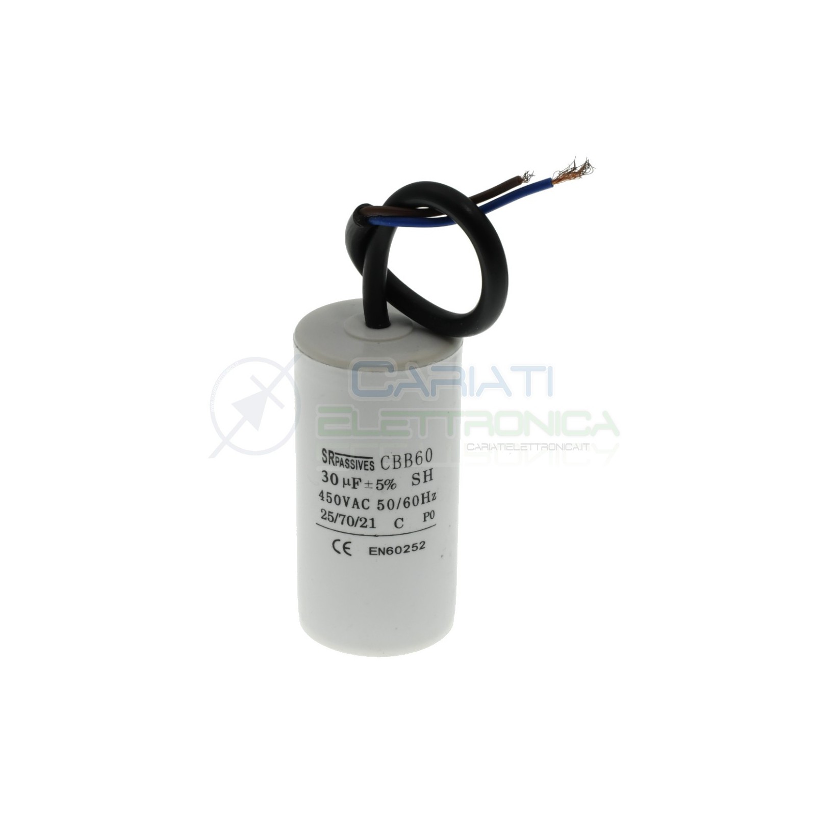 Condensatore elettrico Cbb60 30uF 450V avvio motore cancello pompa elettropompa 30 uF SR Passive