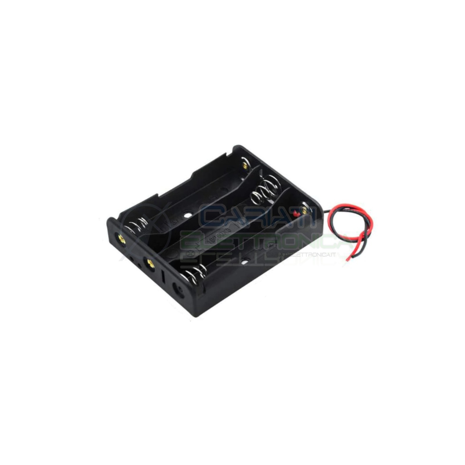Porta Batteria per 3 Pile 18650 con Cavi Portabatteria Generico