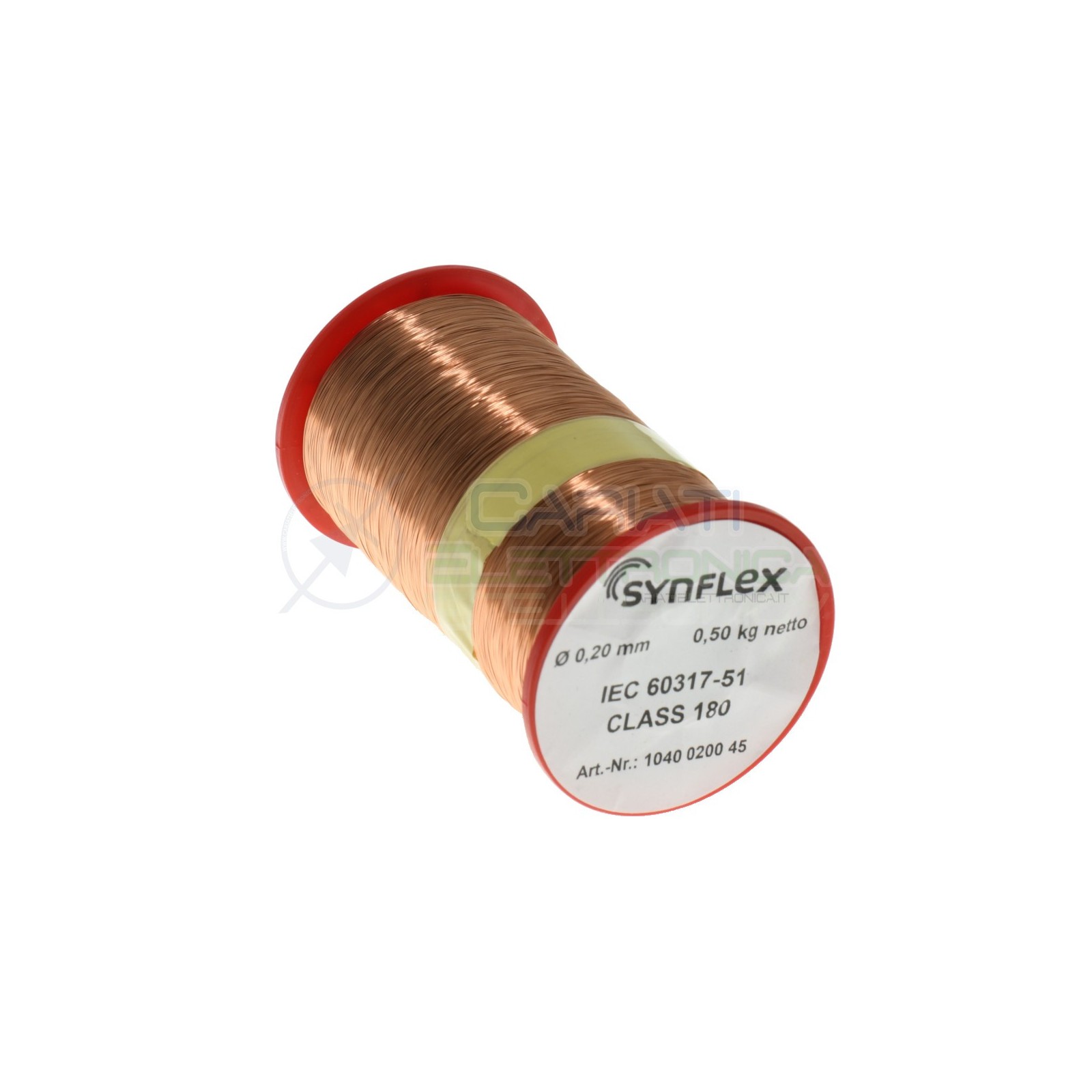 Coil wire single coated enamelled 0,2mm 0,5KgSynflex