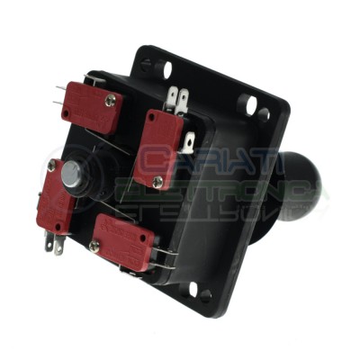 Joystick Arcade manopola 360° da pannello 220V 6A Generico