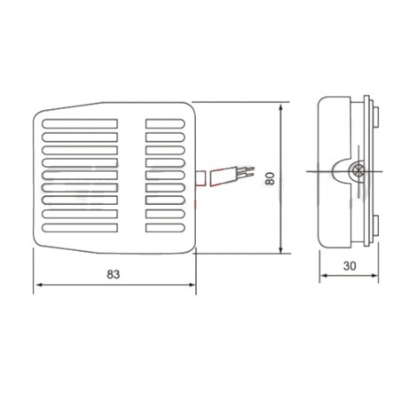 Interruttore Spdt a pedale con cavo da 1m 250V 10A pedal foot switchGenerico