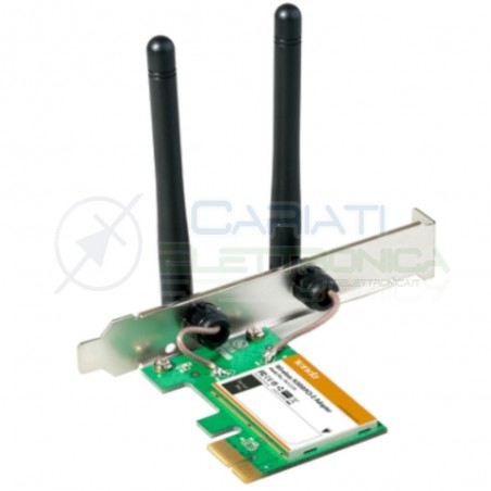 Scheda di Rete PCI Express WiFi Wireless 300Mbps Tenda W322ETenda