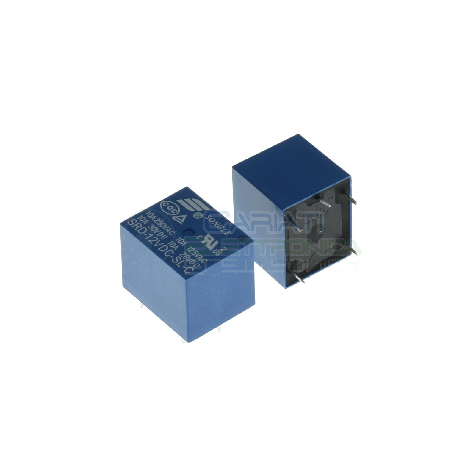 Relay Relè 12V SRD-12VDC-SL-C Dc 10A Singolo 1 Scambio Songle Spdt Pcb Songle