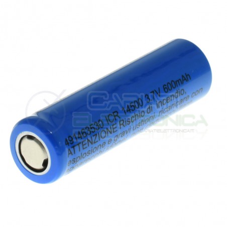 Battery 14500 ICR14500 reachable 600mAh 3,7V MKcMKC