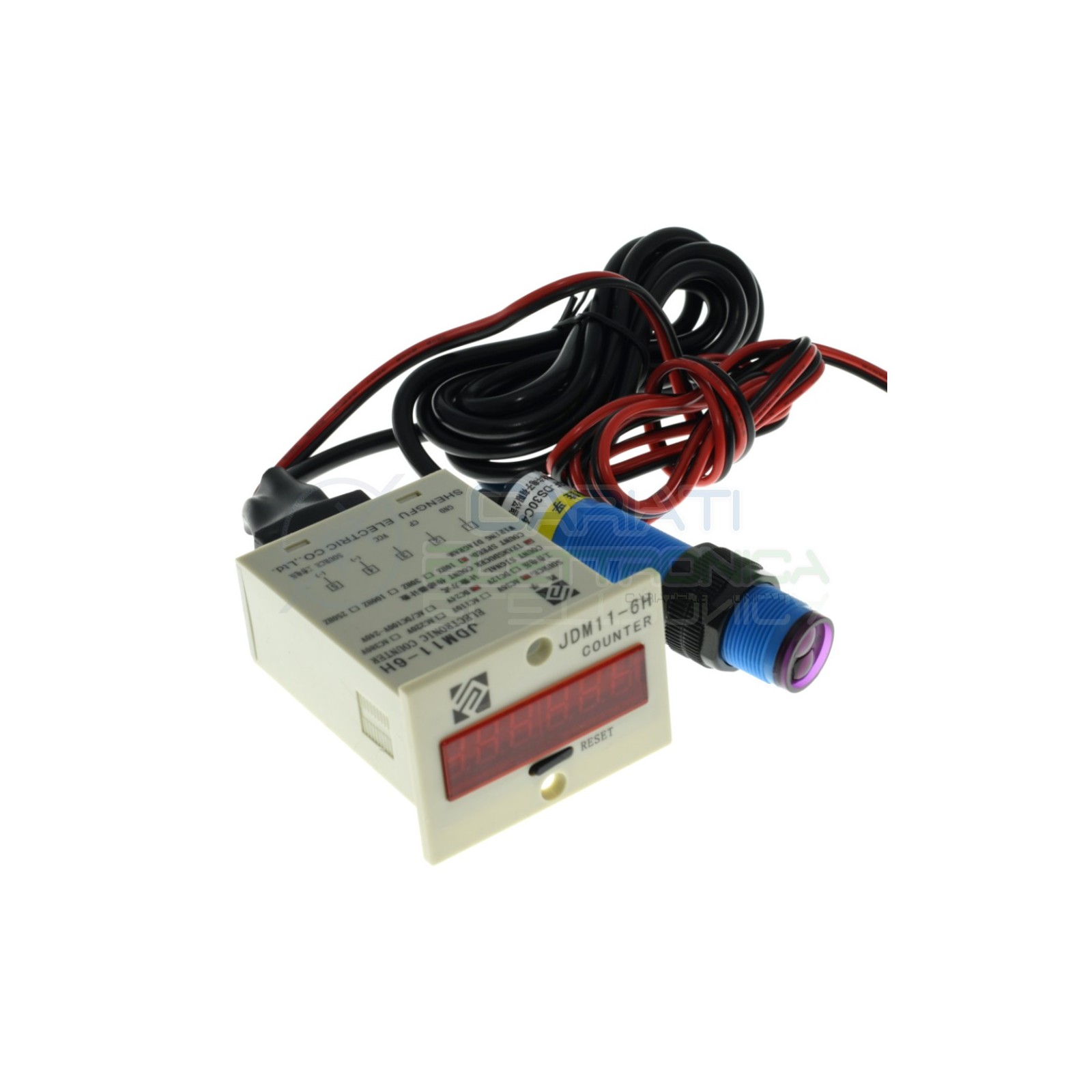 Scheda Modulo contapezzi 12V 24V con fotocellula contatore contaimpulsi elettronico digitaleGenerico