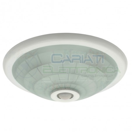 Plafoniera Portalampada E27 Con Sensore Di Movimento Infrarossi Per 2 LampadineKanlux