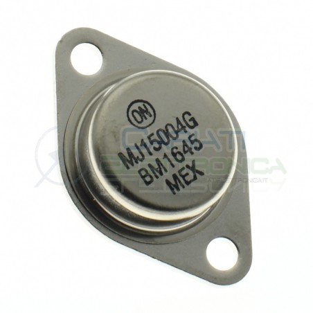 MJ15004G Transistor BJT Audio PNP 140V 2MHz 250W 20A 150hfeOn semiconductor