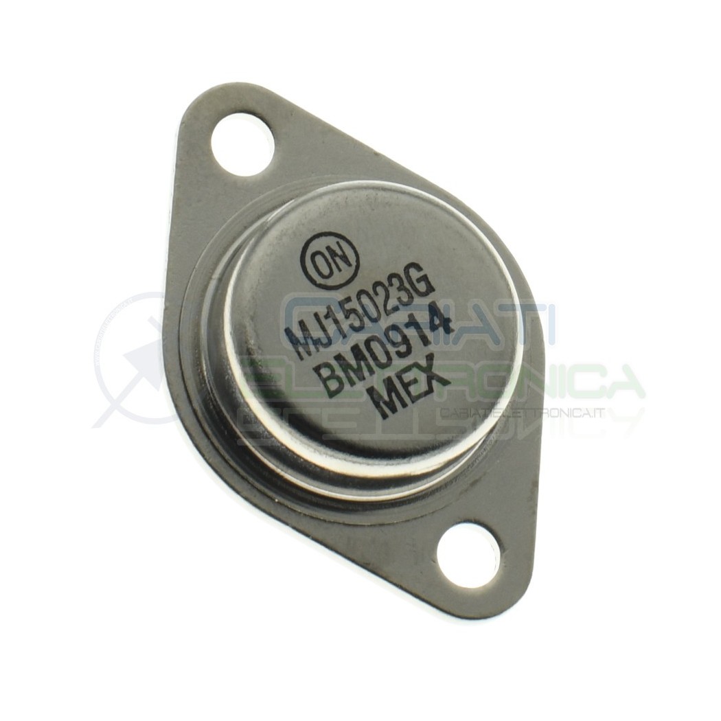 MJ15023G Transistor BJT Audio PNP 200V 4MHz 250W 16A 60hFEOn semiconductor