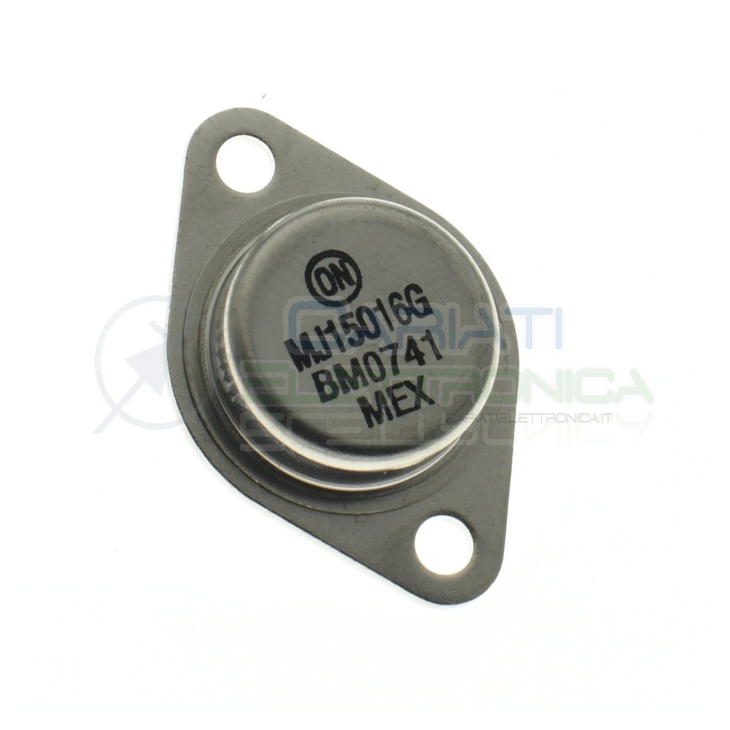 MJ15025G Transistor BJT Audio PNP 250V 4MHz 250W 16A 60hFEOn semiconductor