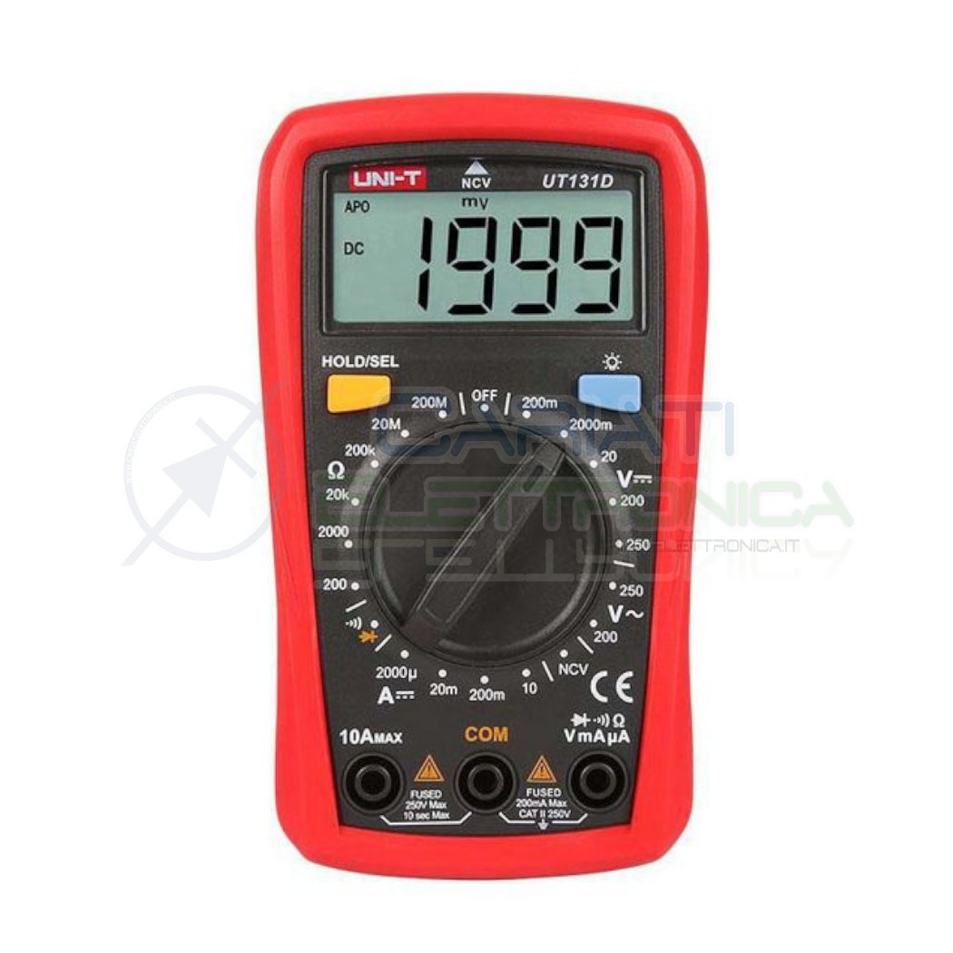 Multimetro Digitale Uni-T UT131D Misura Tensione Ac Dc Corrente Resistenza UNI-T