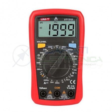Multimetro Digitale Uni-T UT131D Misura Tensione Ac Dc Corrente Resistenza UNI-T