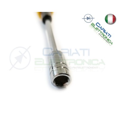 copy of CACCIAVITE GIRAVITE A TESTA ESAGONALE FEMMINA M6 MARCA PROSKITProskit