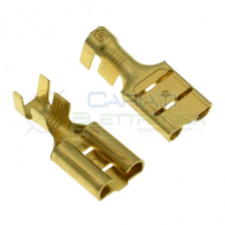 copy of Kit Faston 1 Pin 6,35mm Male Female Connector with Cover