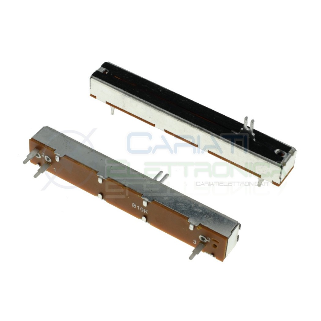 Potenziometro a slitta 10K mono lineare 88mm 10kohm B10K slide Mixer AudioCosocomi