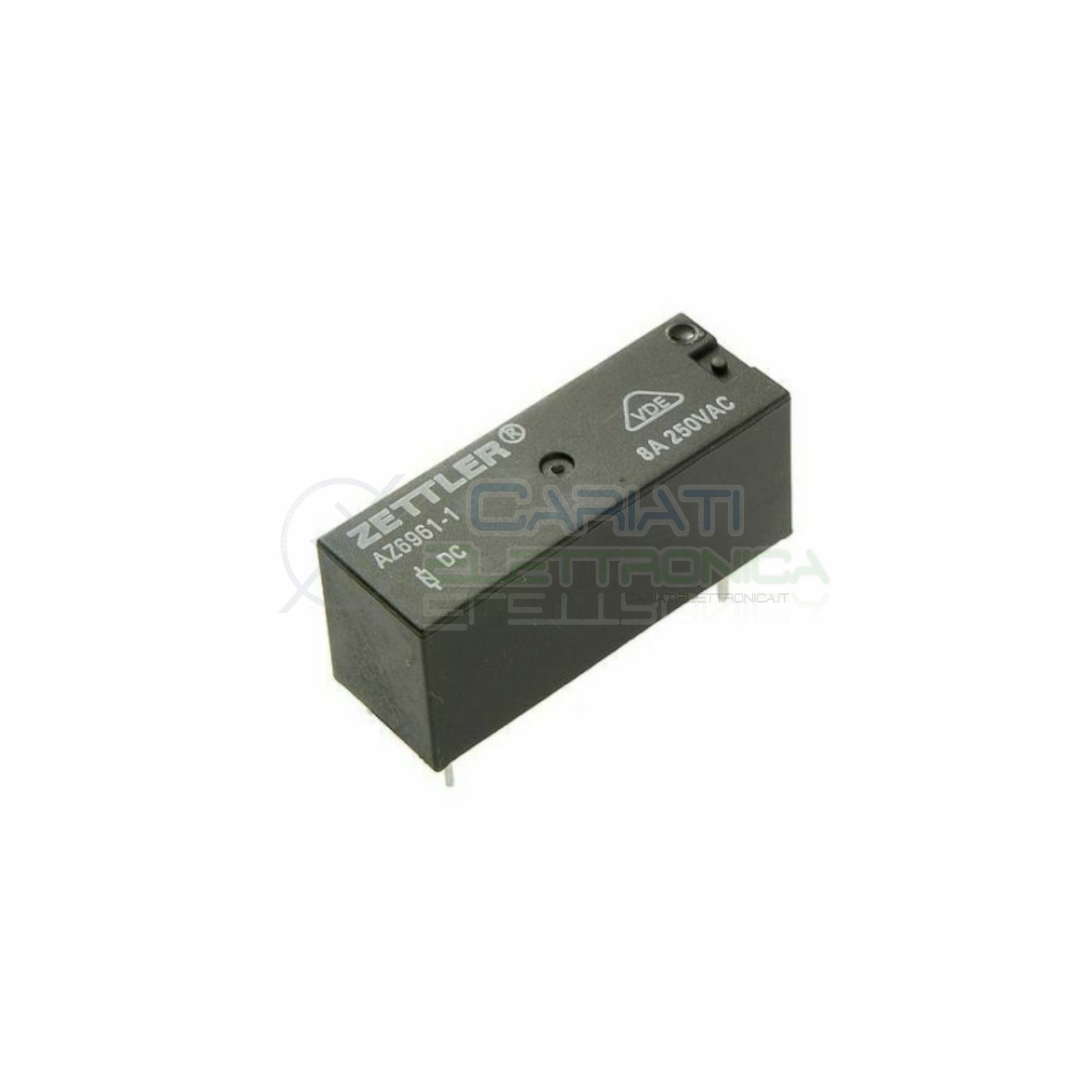 AZ6961-1C-24DE Relay voltage coil 24V Spdt 8A 250V 5 pinsZettler
