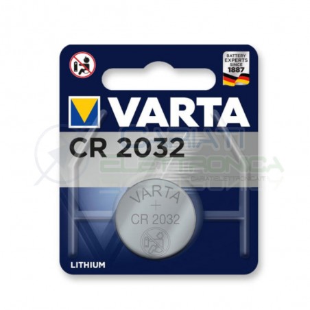 CR2032 Batteria Varta 3V Bottone in litioVarta