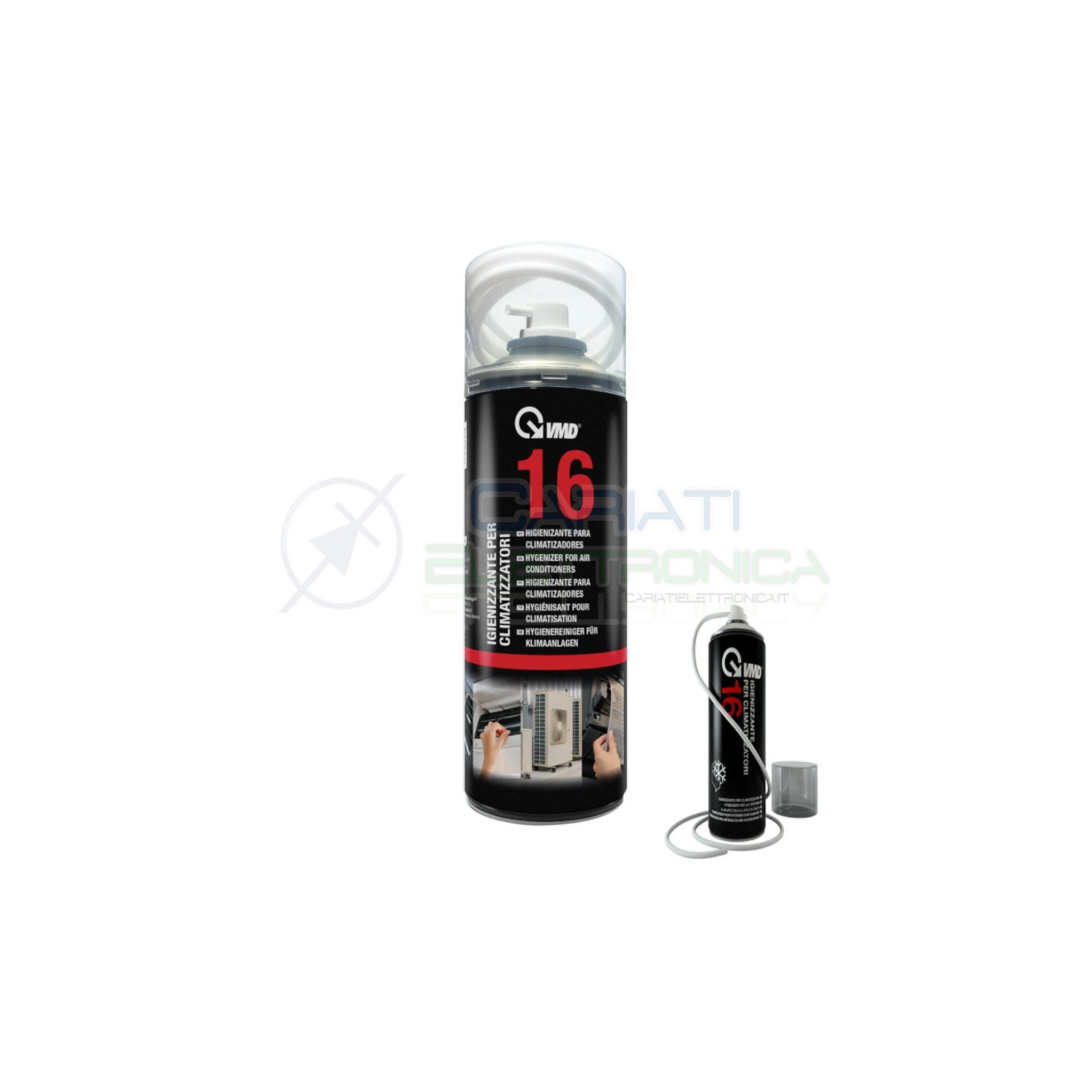 Spray Igienizzante Climatizzatori WMD16 400ml Schiuma attiva Elimina odori Wmd italia
