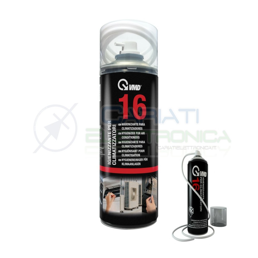 Spray Igienizzante Climatizzatori WMD16 400ml Schiuma attiva Elimina odori Wmd italia