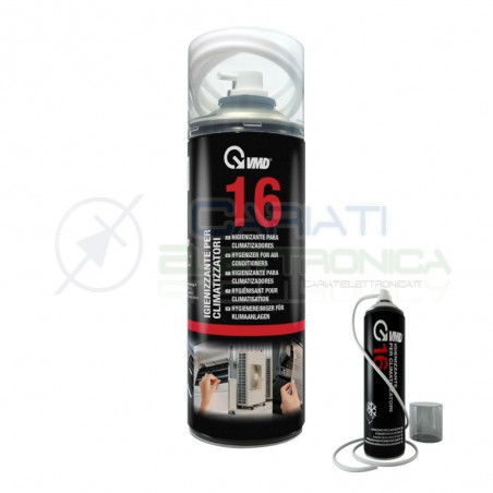 Spray Igienizzante Climatizzatori WMD16 400ml Schiuma attiva Elimina odori Wmd italia