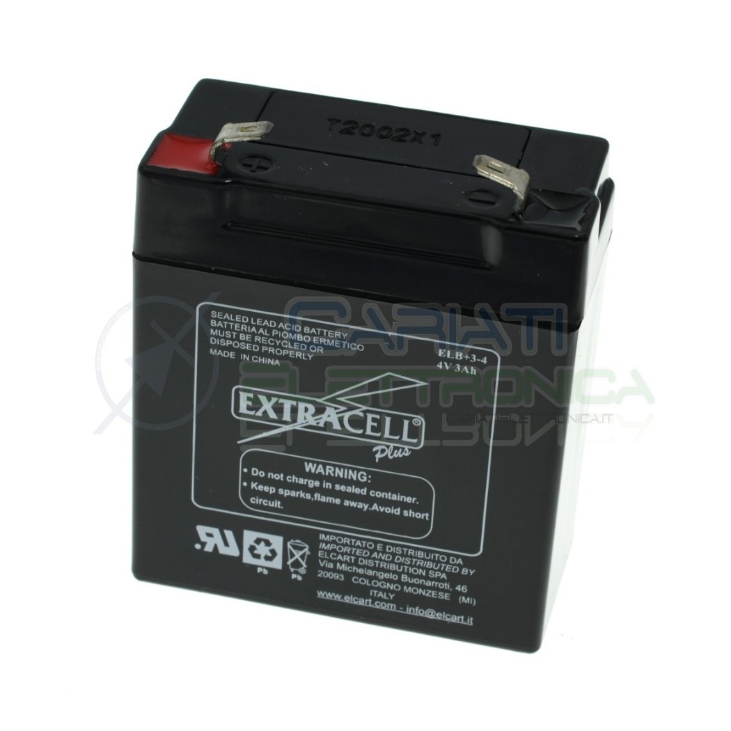 Balance Battery Electronic 4V 3ah Tools Battery AGM Chargeable SealedExtracell