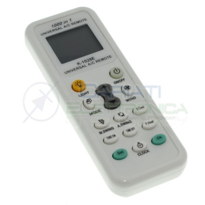 Telecomando Universale Per Climatizzatori Condizionatore Climatizzatore K-1028EGenerico