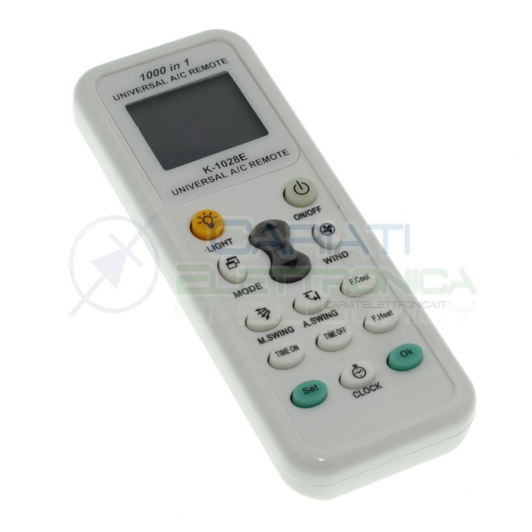 Telecomando Universale Per Climatizzatori Condizionatore Climatizzatore K-1028EGenerico
