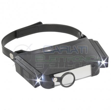 Lente Di Ingrandimento A Visiera Con Illuminazione A Led Donau