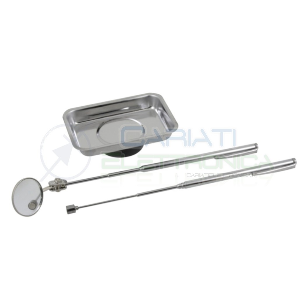 Kit combinato magnetico Con Lente Magnete e vasca per elettronica Hobby Bricolage Donau
